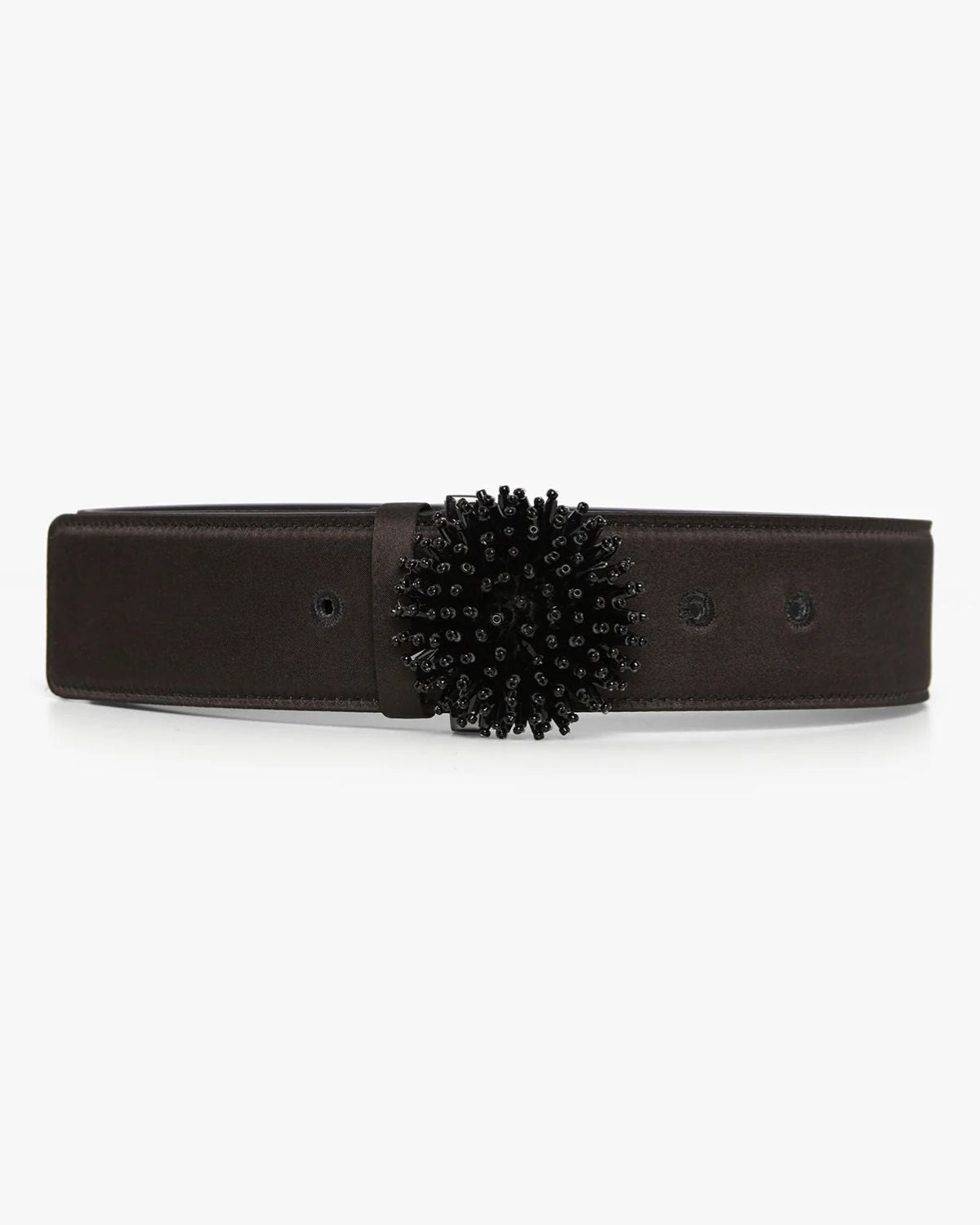 Jasper Conran "Ingrid" Wool Silk Belt in Black