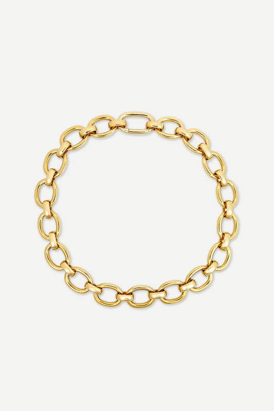 Jasper Conran "Gwyneth" Chain Necklace in Gold