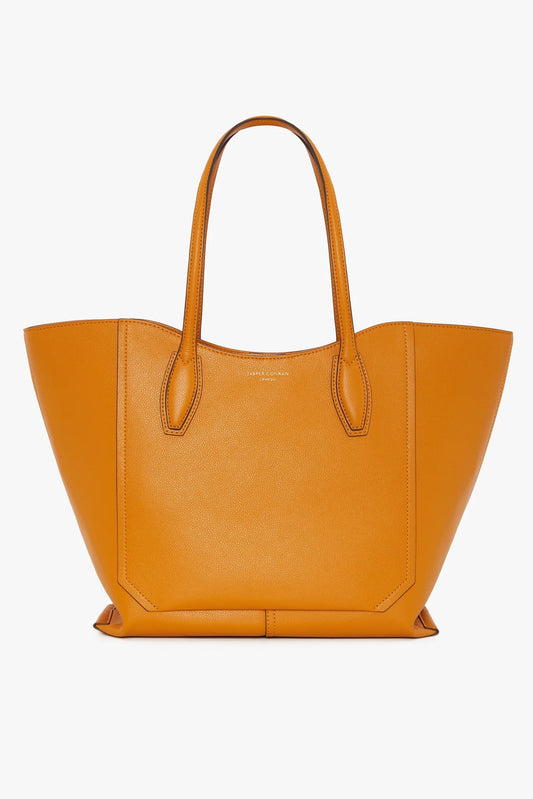 Jasper Conran "Bryn" Leather Tote Bag in Mustard
