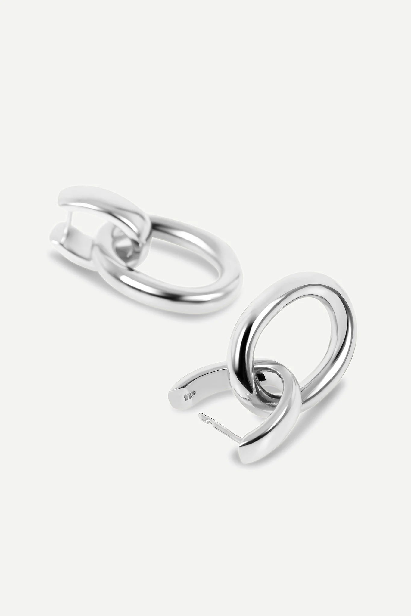 Jasper Conran "Gwyneth" Chain Earrings in Silver