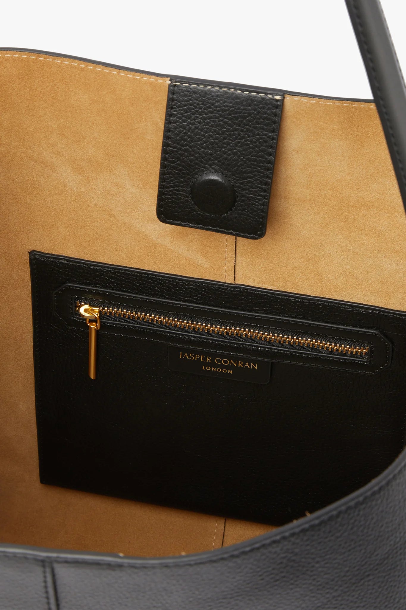 Jasper Conran "Gigi" Leather Hobo Bag in Chocolate