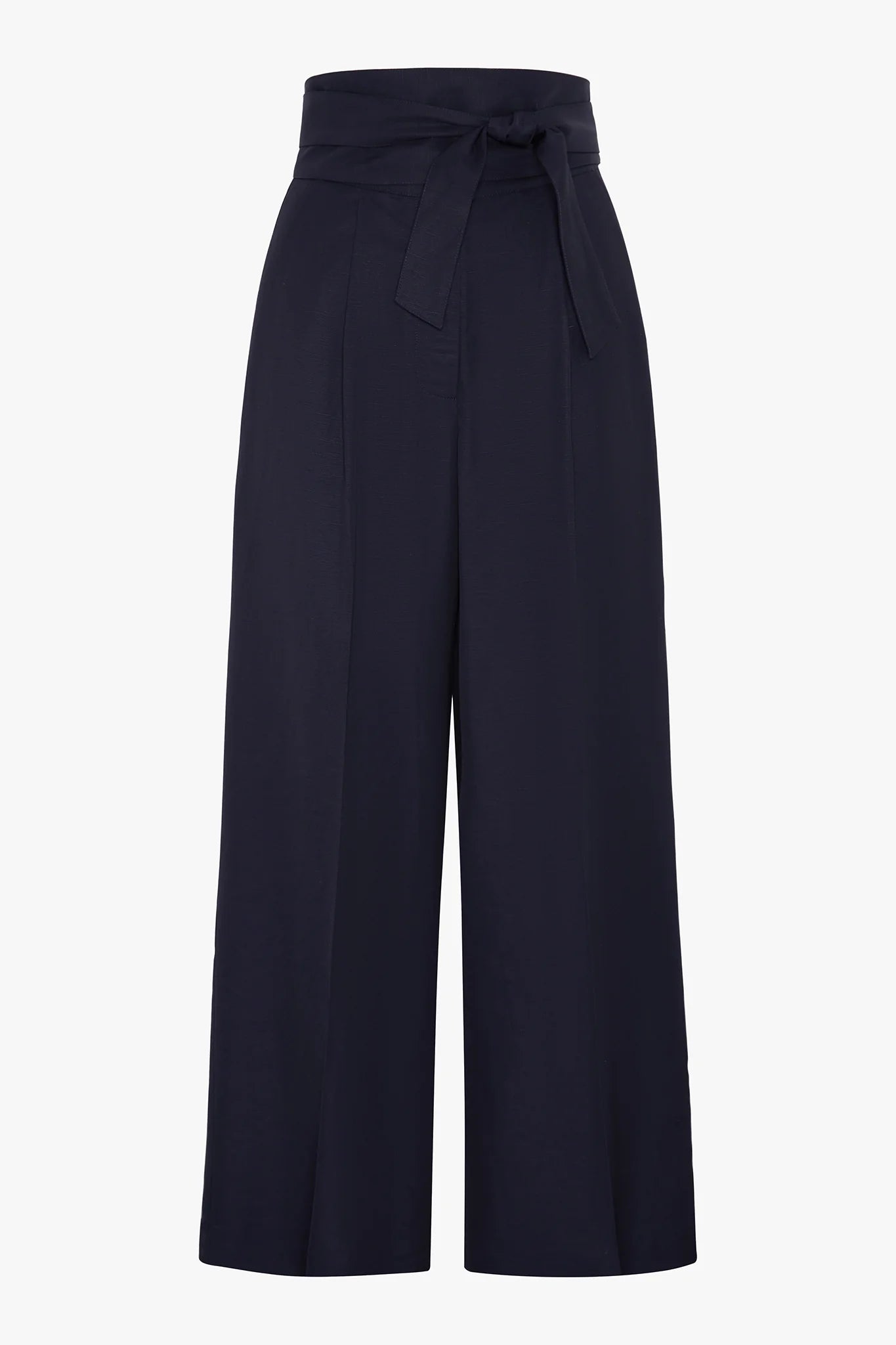 Jasper Conran "Hannah" Wide Leg Linen Blend Trouser in Navy