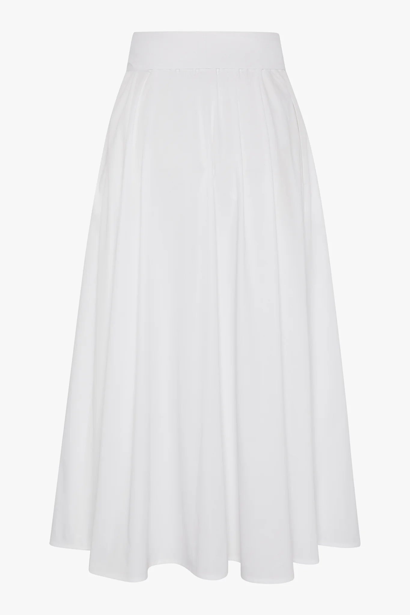 Jasper Conran "Henrietta" Inverted Pleat Skirt in White