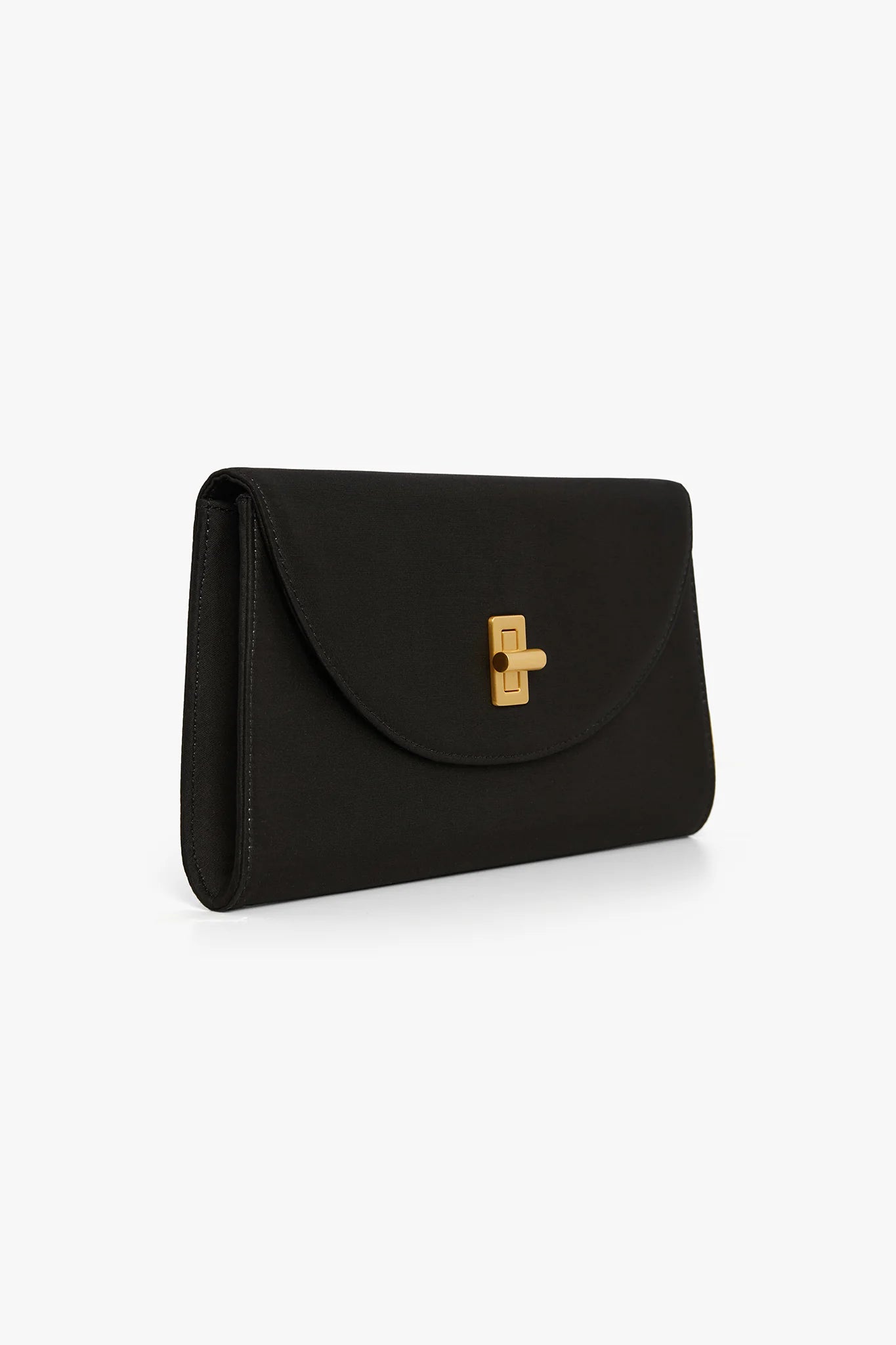 Jasper Conran "Gigi" Wool Silk Clutch Bag in Black