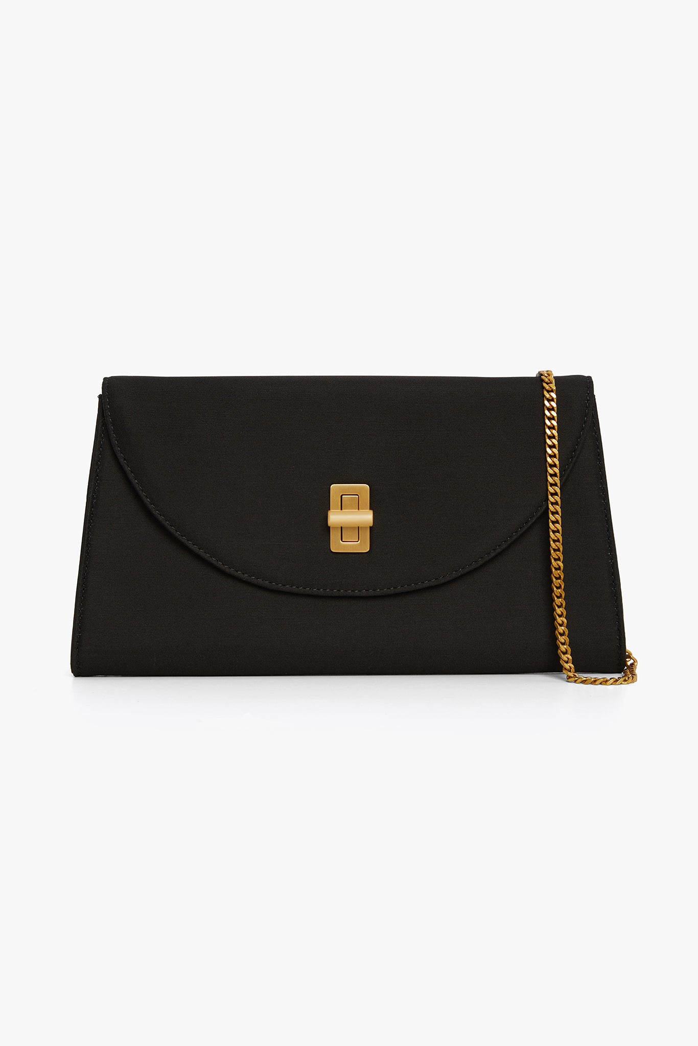 Jasper Conran "Gigi" Wool Silk Clutch Bag in Black