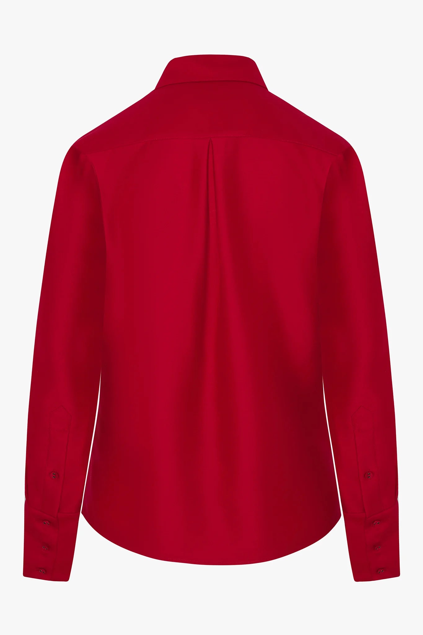 Jasper Conran "Gwen" Wool Silk Fitted Shirt in Red