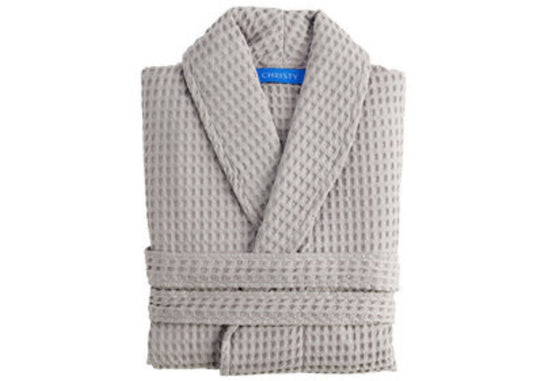 Christy "Waffle" Bathrobe in Grey