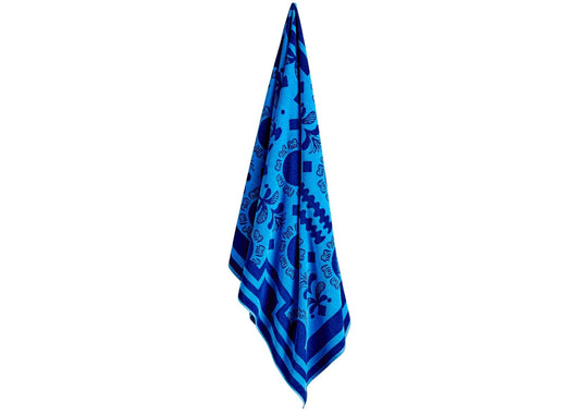 Christy "Amalfi" Beach Towel in Egyptian Blue