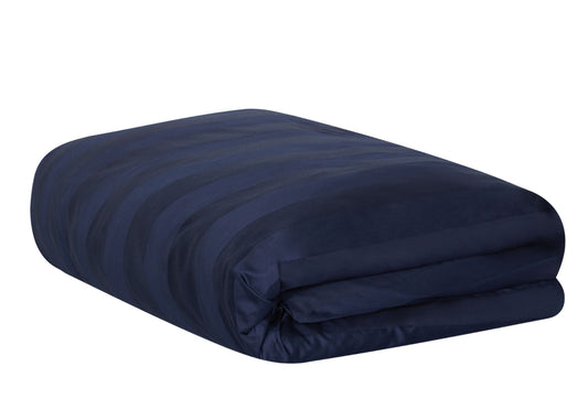 Jasper Conran "Satin Stripe" 500 Thread Count Duvet Cover in Navy