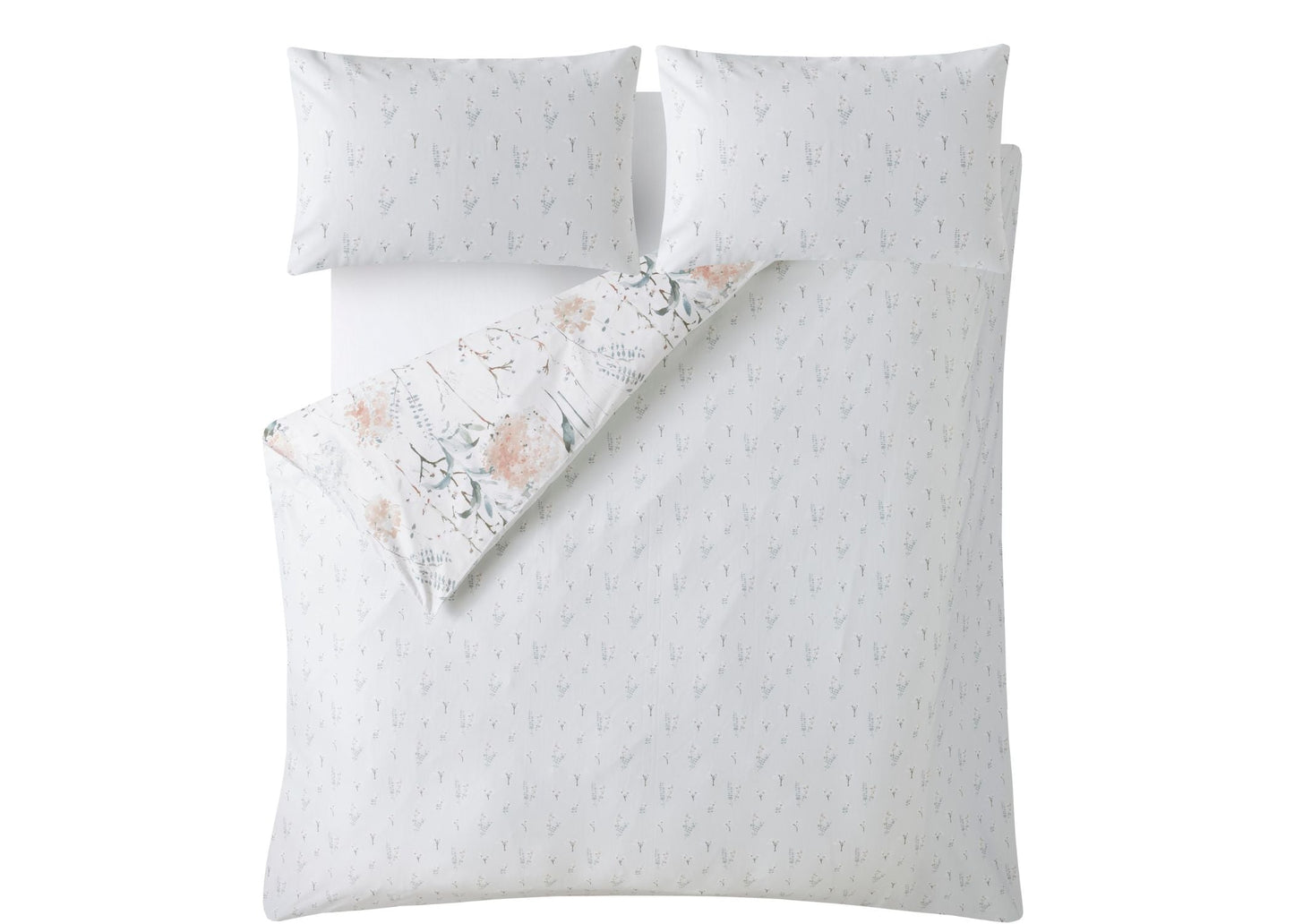 Laura Ashley "Pallington Bloom" Duvet Cover Set in Plaster Pink