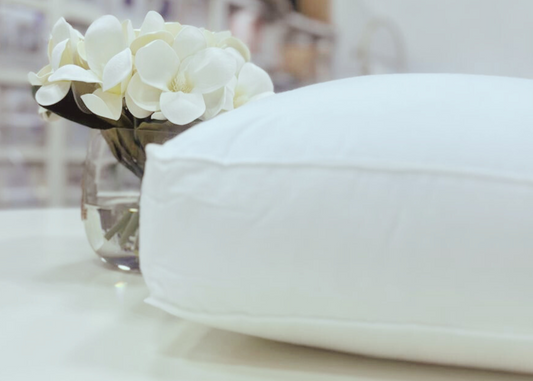 Kauffmann "Finesse" Microfiber Baffle Filled  Pillow - 50 x 75 cm