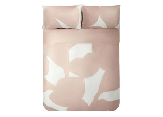 Jasper Conran "Floral Leaf Print" Duvet Cover Set in Pink