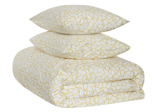 Jasper Conran "Mini Leaves" Duvet Cover Set in Bamboo