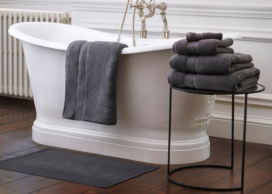 Jasper Conran "Cotton Bath Mat" in Charcoal