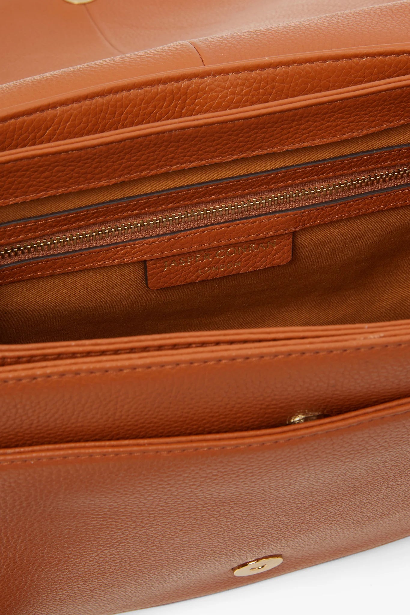 Jasper Conran "Darcey" Saddle Bag in Tan