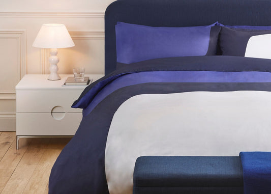 Jasper Conran "Colour Block" Duvet Cover Set in Blue