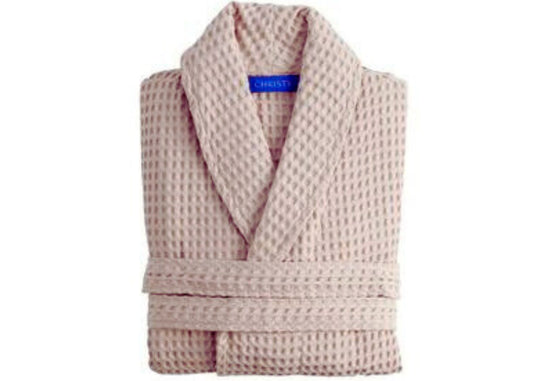 Christy "Waffle" Bathrobe in Blush