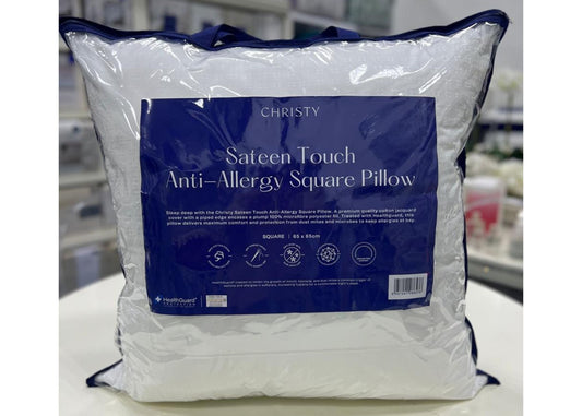 Christy "Sateen Touch" Square Filled Pillow 65 x 65 cm