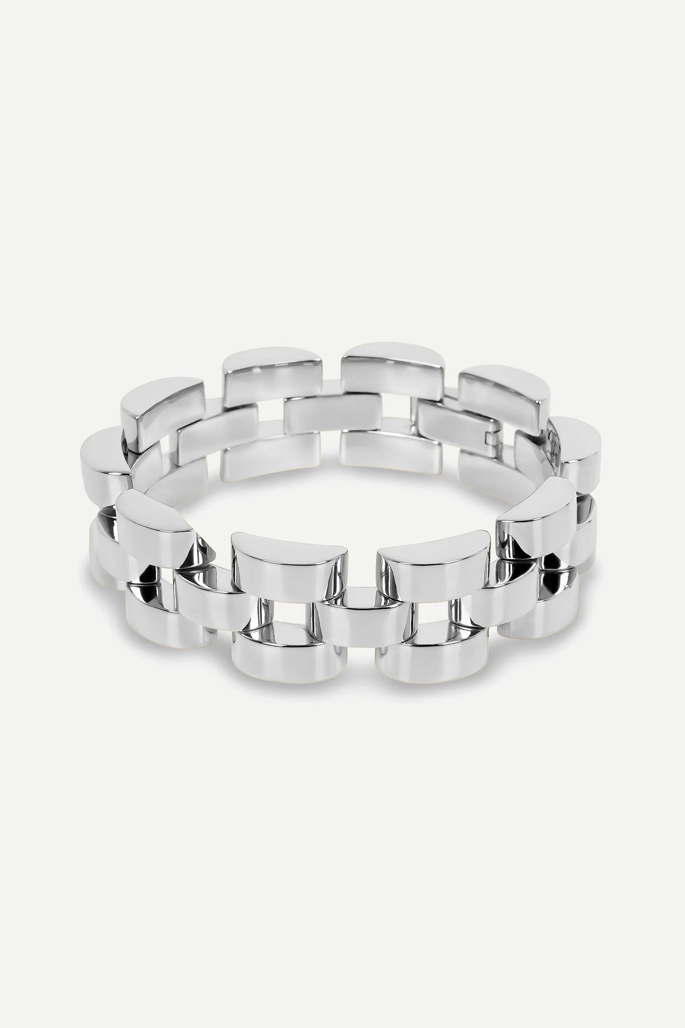 Jasper Conran "Greta" Watch Chain Bracelet in Silver