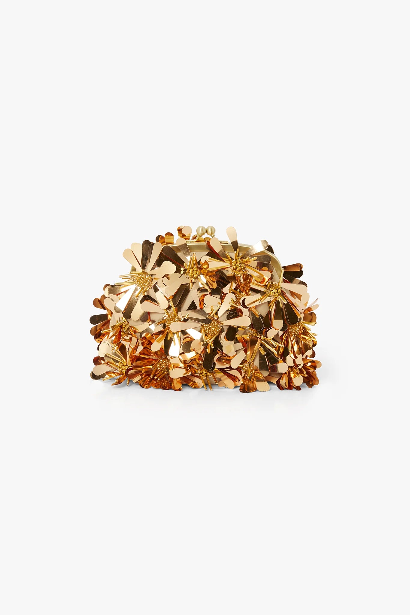 Jasper Conran "Giavanna" Sequin Clutch in Gold