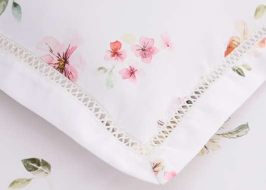 Christy "Arabella" Bedspread & Pair Pillow sham Quilted in Multi