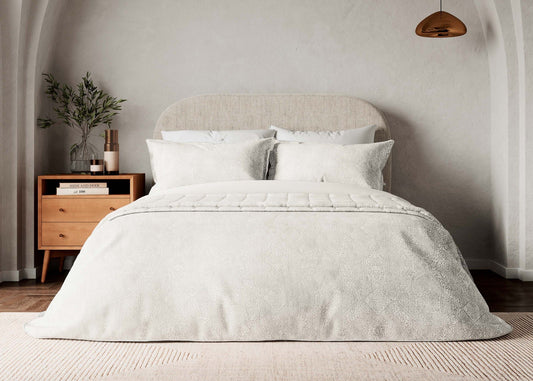 Bedeck of Belfast "Etana" Duvet Cover in White