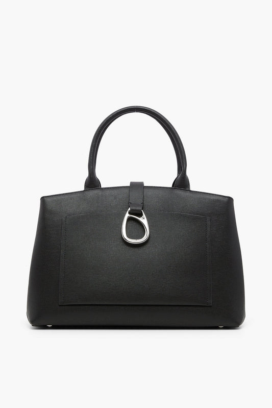 Jasper Conran "Bee" Leather Tote in Black