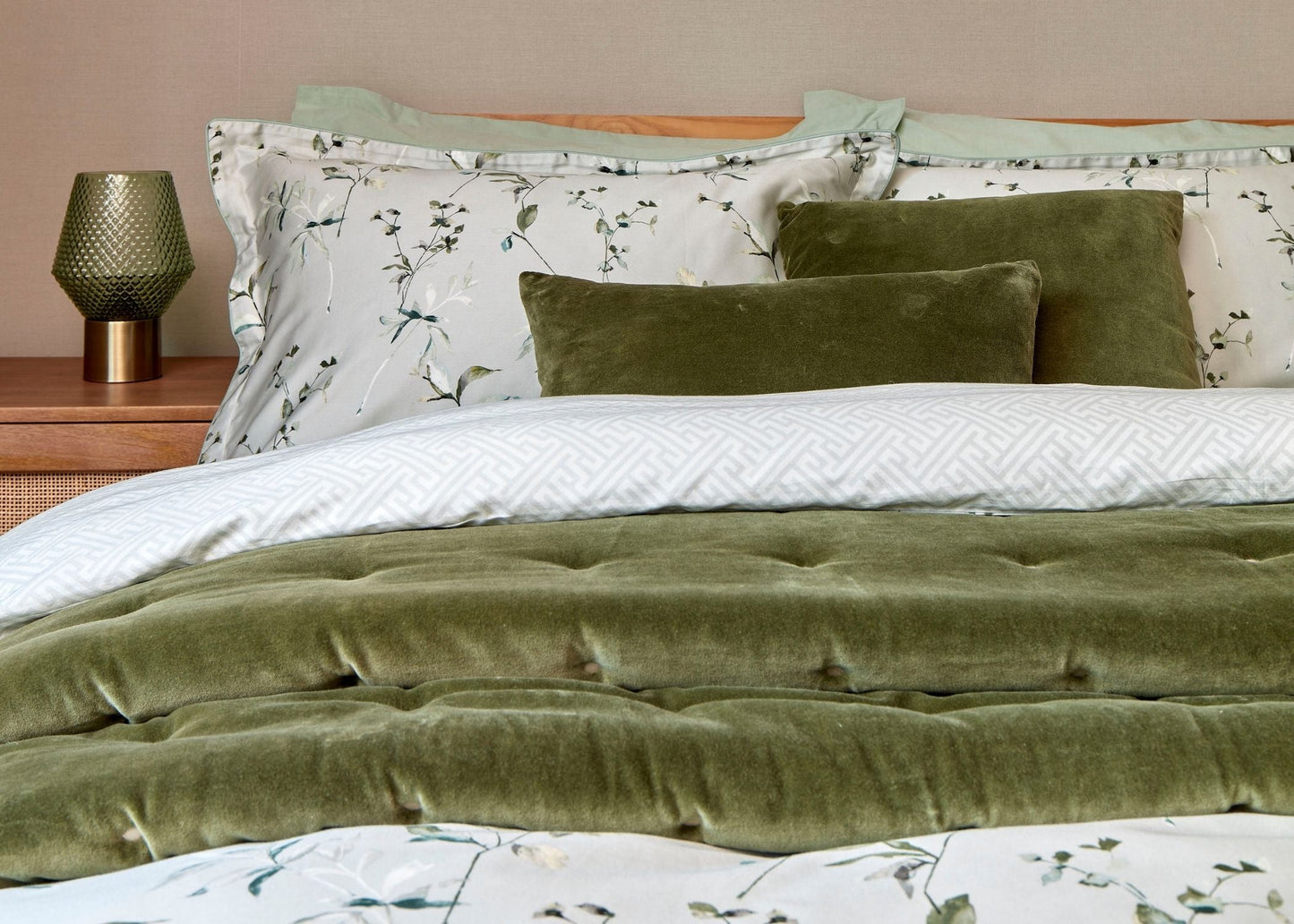 Christy "Hampton" Bedspread Sets in Jade