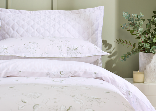Christy "Hatton" Quilted Bedspread & Pillowcase Set in Sage
