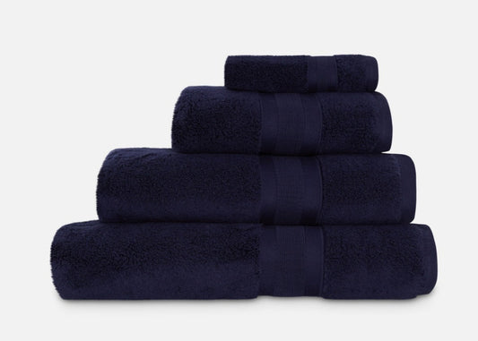 Jasper Conran "Zero Twist Cotton" Bath Towels Collection in Navy