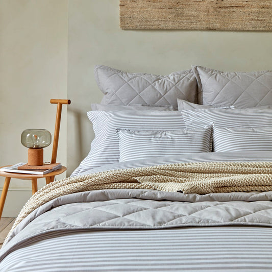 Christy "Lerwick" Duvet Cover Sets in Stone