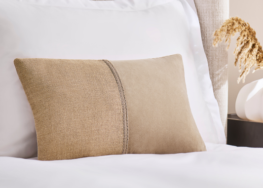 Christy "Menton" Cushion Cover in Sand