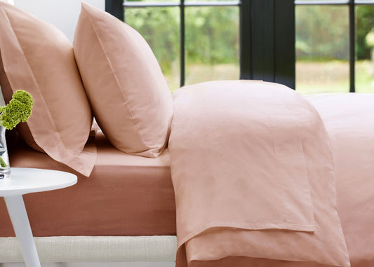 Jasper Conran "300 Thread Count Organic" Duvet Cover in Pale Pink