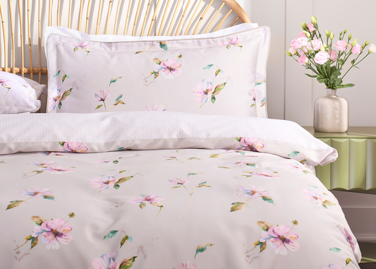 Christy "Perdita" Duvet Cover Set in Blush