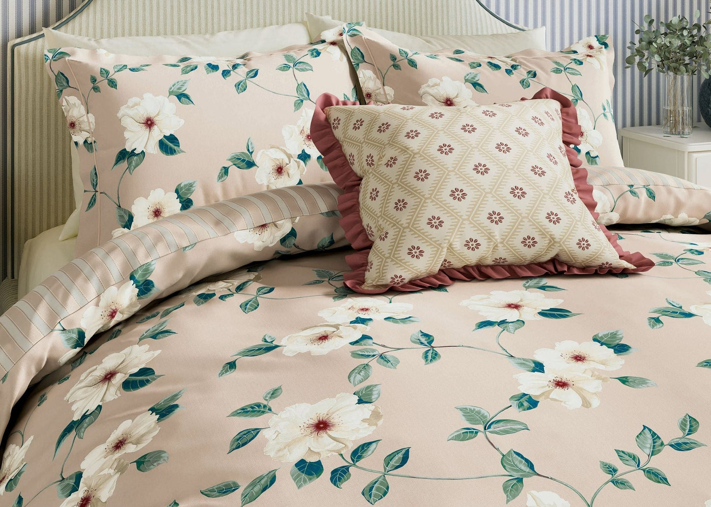 Sanderson "Poets" Duvet Cover Set in Blush