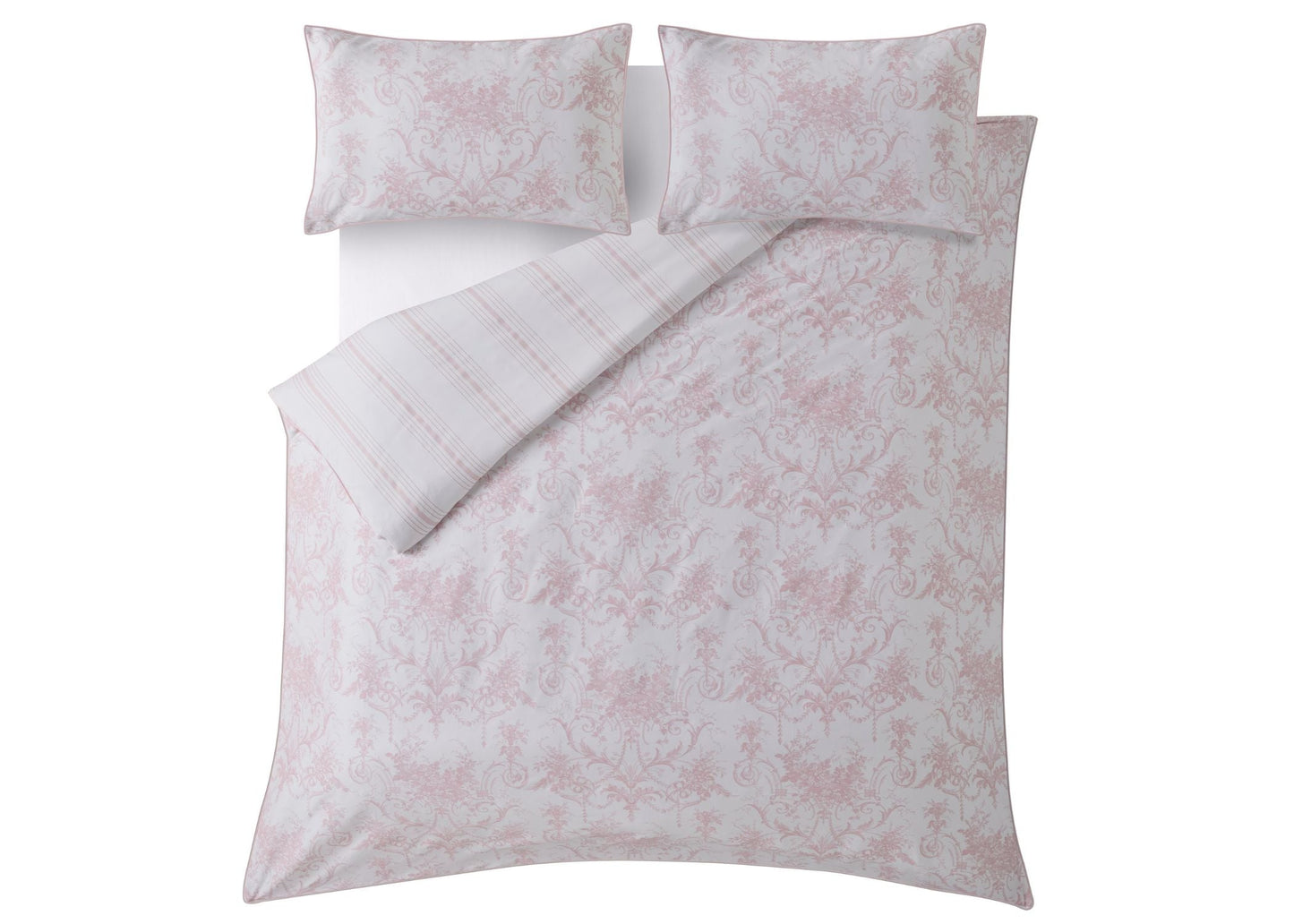 Laura Ashley "Tuileries" Duvet Cover Set in Blush Pink