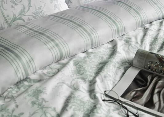 Laura Ashley "Tuileries" Duvet Cover Set in Seaspray