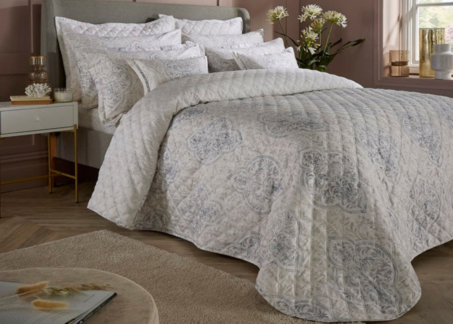 Christy "Verona" Bedspread Sets in Neutral