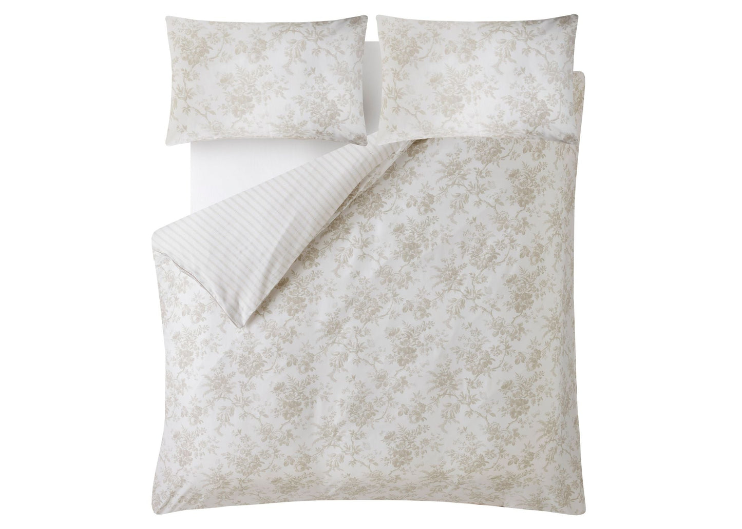 Laura Ashley "Walled Garden" Duvet Cover Set in Dove Grey