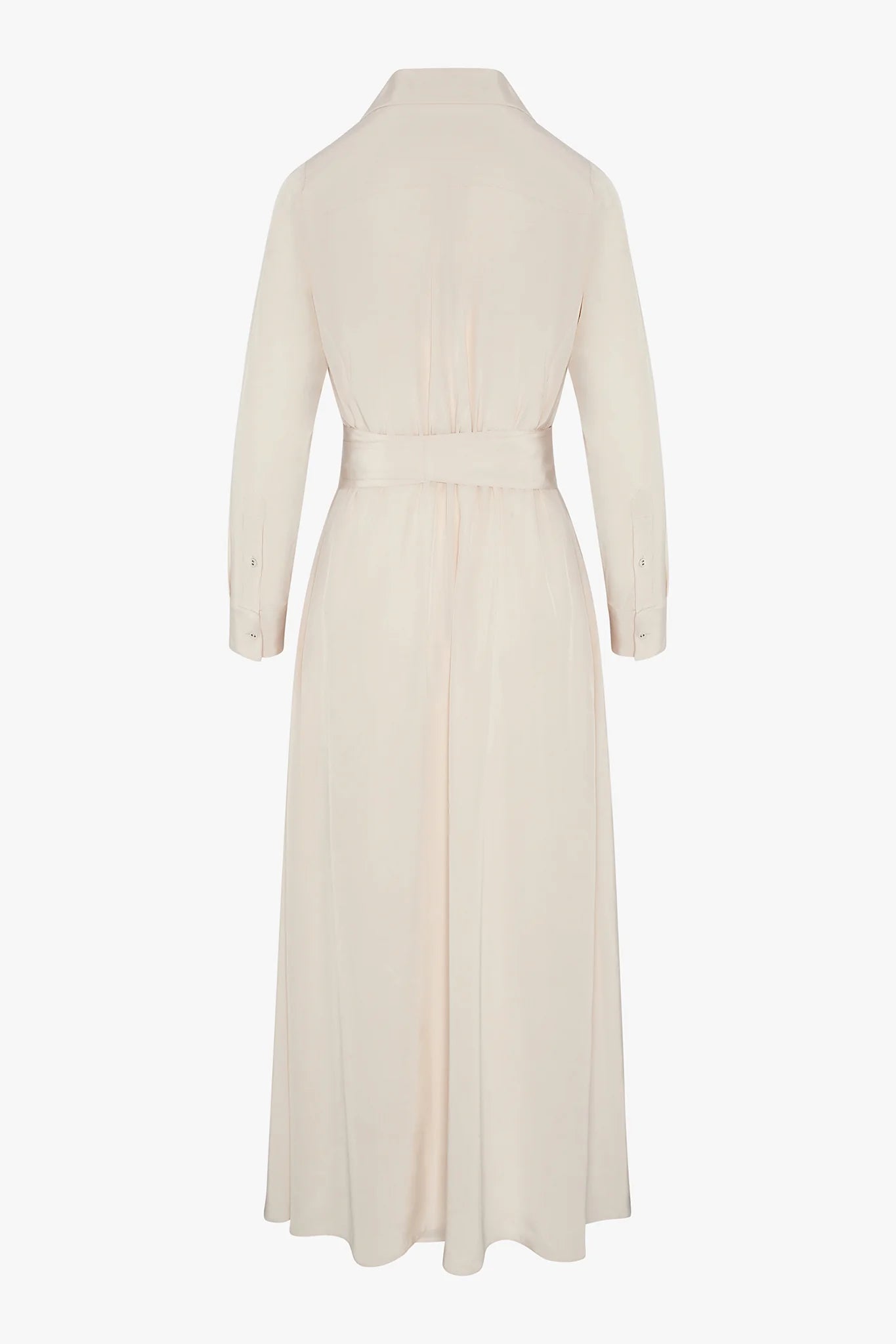 Jasper Conran "Hortensia" Silk Wrap Dress with Slip in Blush