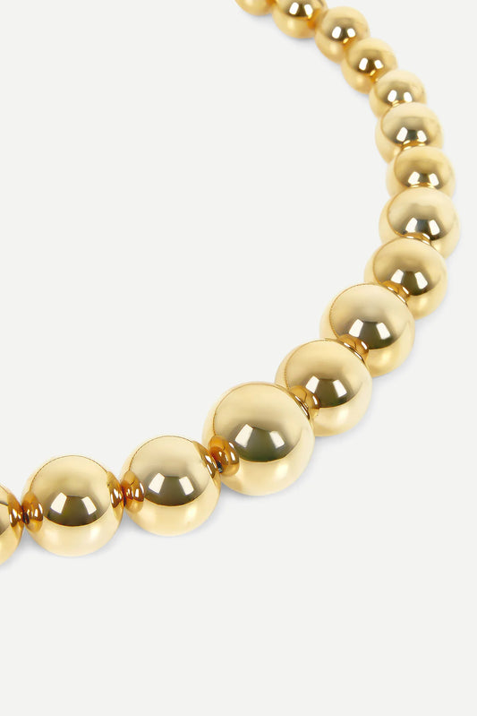 Jasper Conran "Gwendolyn" Ball Necklace in Gold
