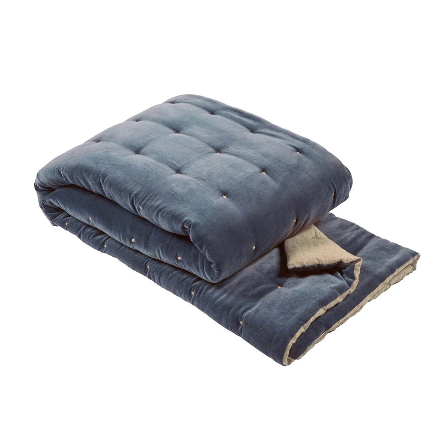 Christy "Jaipur" Throw - Ink Blue Colour