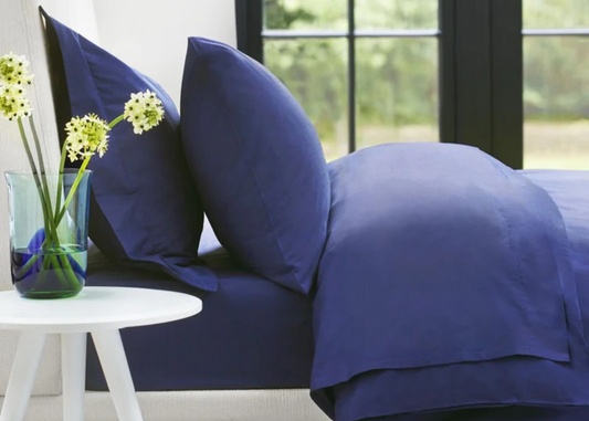 Jasper Conran "300 Thread Count Organic" Duvet Cover in Royal Blue