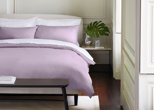 Jasper Conran "300 Thread Count Organic" Duvet Cover in Lavender Grey