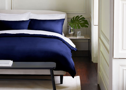 Jasper Conran "300 Thread Count Organic" Duvet Cover in Navy