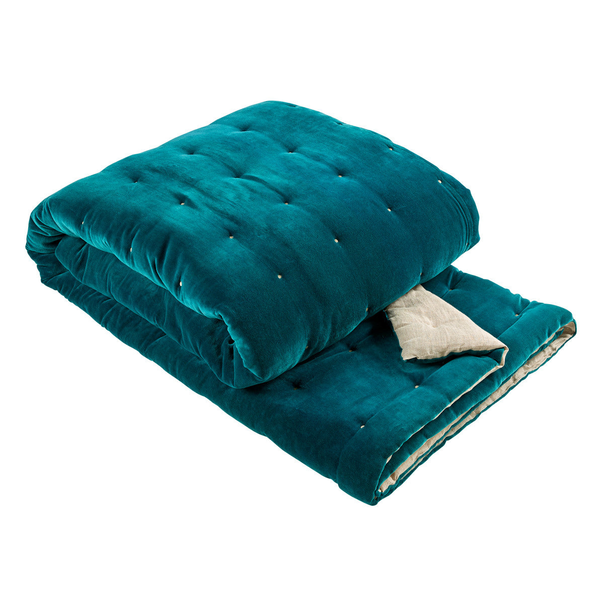 Christy "Jaipur" Throw - Peacock Colour