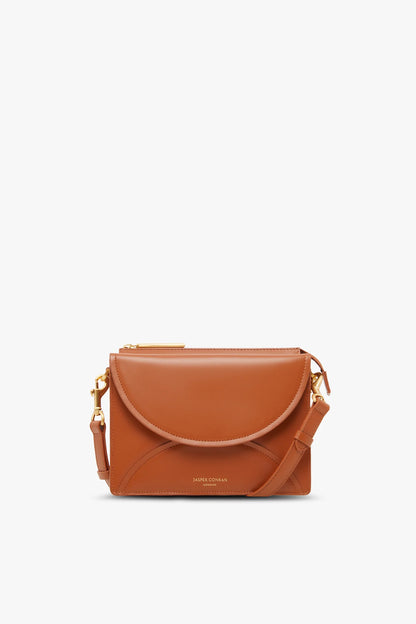 Jasper Conran Darcey Leather Double Flap Cross Body Bag