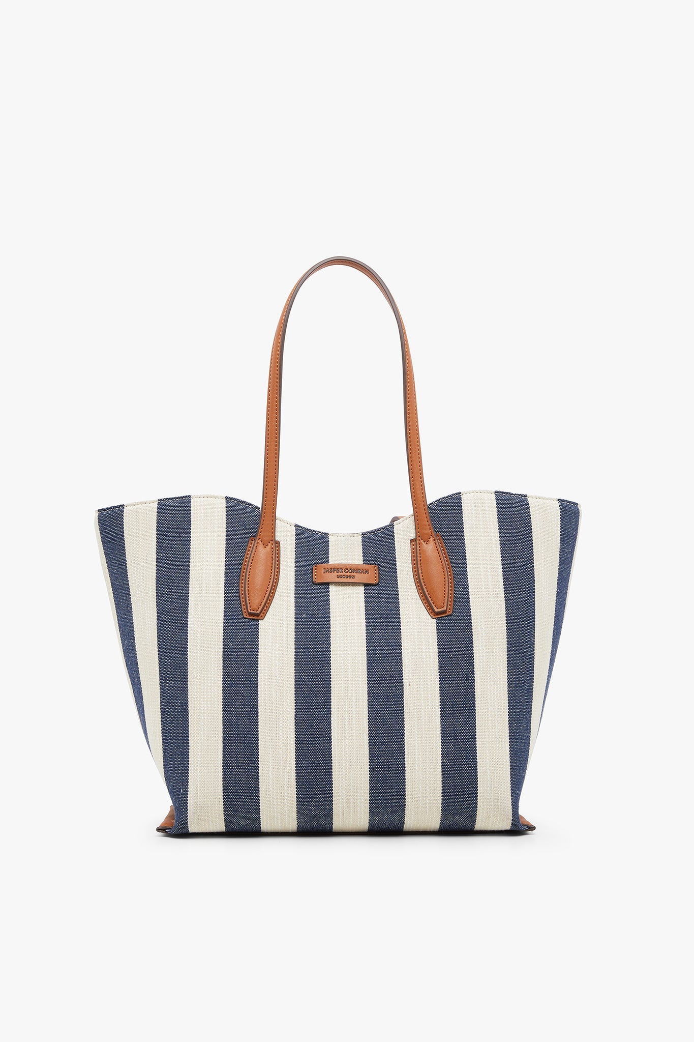 Jasper Conran Bryn Large Stripe Canvas Tote