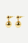 Gwendolyn Short Ball Earrings in Gold