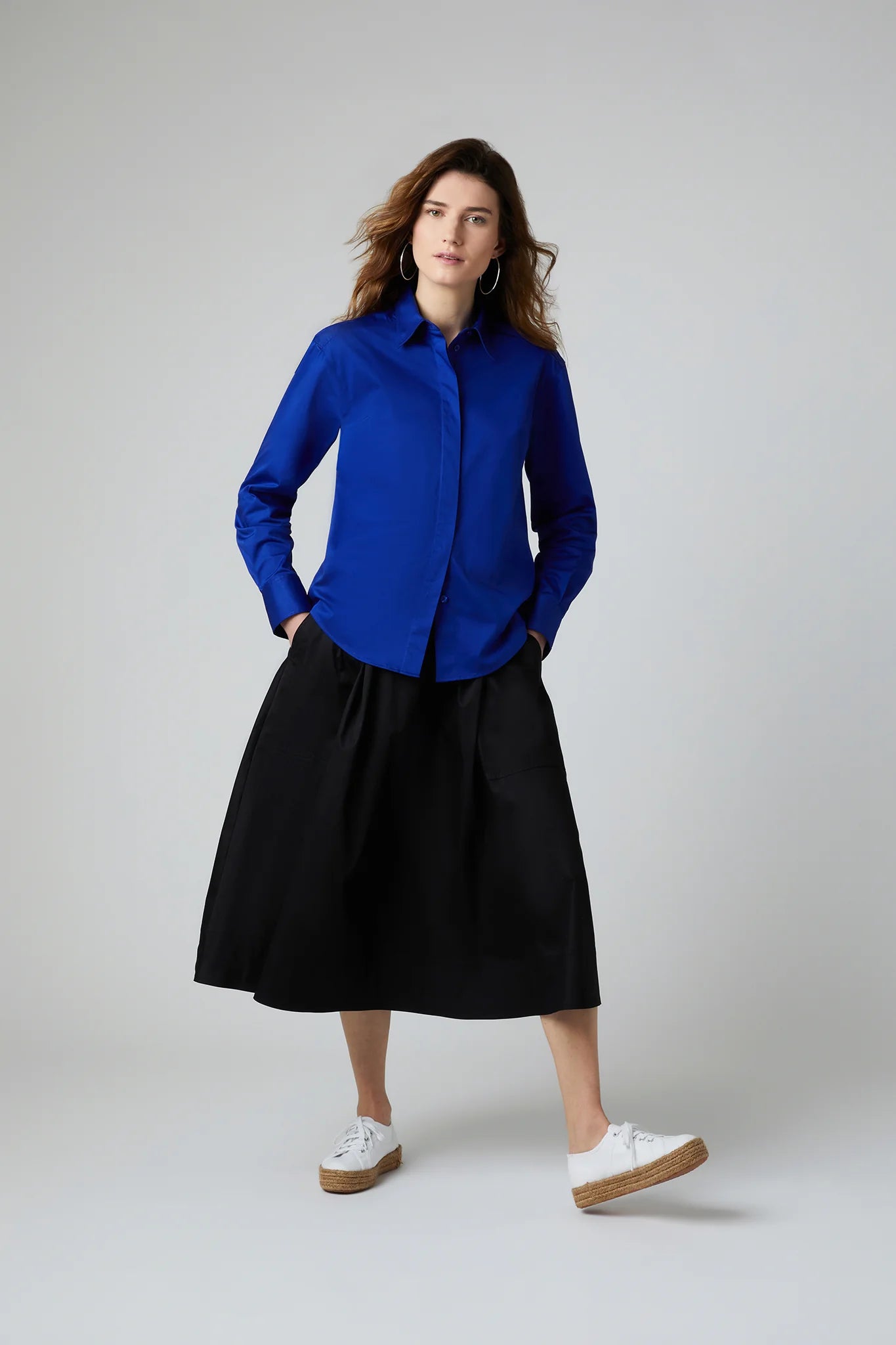 Jasper Conran Fran Button Through Cotton Shirt